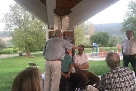 Anointing Chris and Joel